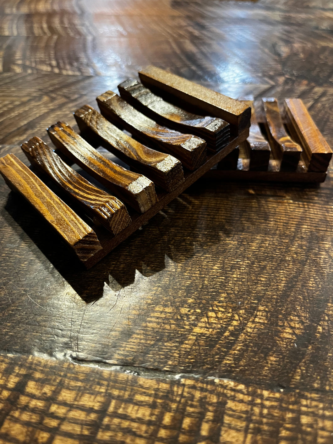 Rustic Wooden Soap Tray