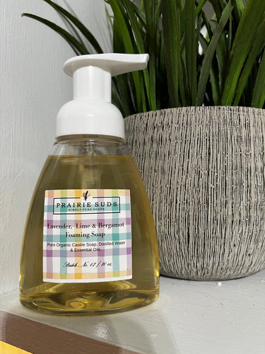 Lavender, Lime & Bergamot Organic Foaming Soap